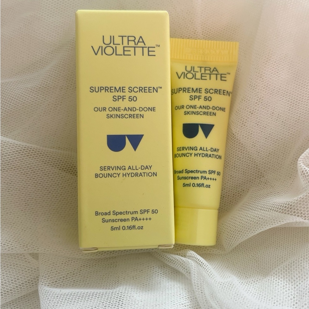 New Ultra Violette Supreme Screen SPF 50 Sample  5ml/0.16 fl oz